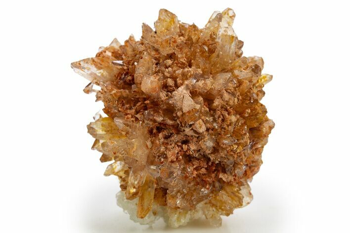 Orange Creedite Crystal Cluster - Durango, Mexico #316074